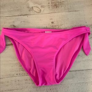 Pink bikini bottoms